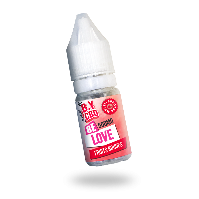 E-LIQUIDE CBD Be Love 500mg - B.Y. CBD FRUITS ROUGES