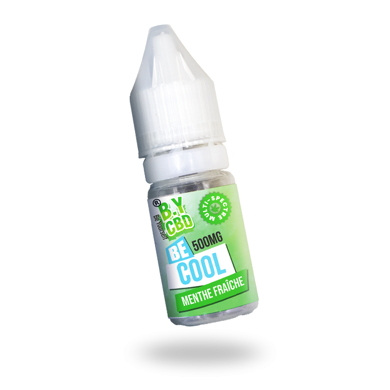 E-LIQUIDE CBD Be Cool 500mg - B.Y. CBD MENTHE FRAICHE